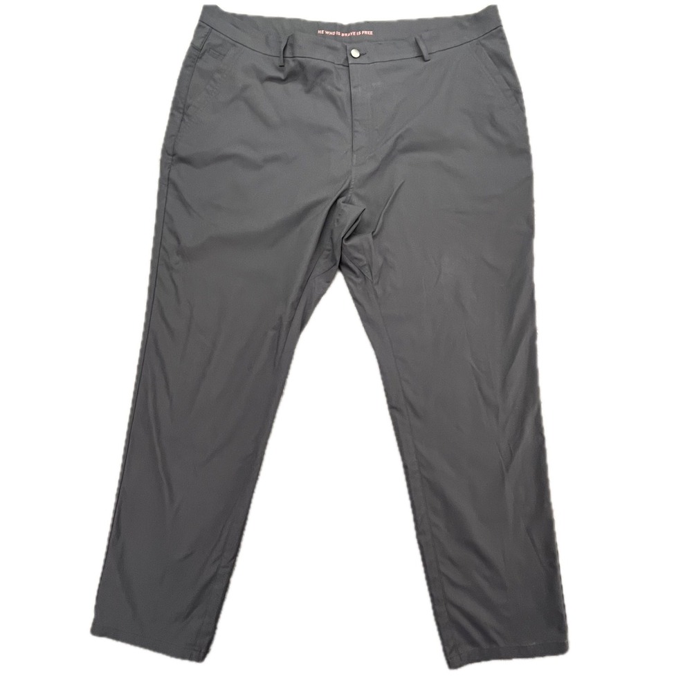 Marcus Pierce Navy Polyester Golf Pants Mens‎ W43 L32 Straight Leg Casual Chino